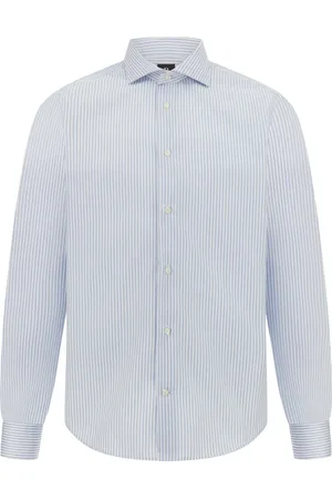 Boggi Milano Striped poplin shirt