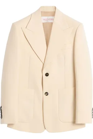 VALENTINO GARAVANI Single-breasted gabardine blazer