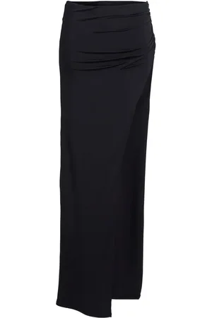 Retrofete Lindsey ruched side-slit skirt
