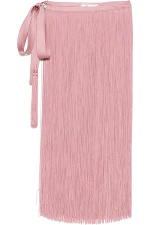 BLUMARINE Fringed mini skirt