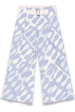 PUCCI Junior Leocorno-print trousers