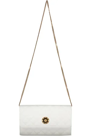 VERSACE Leather crossbody bag