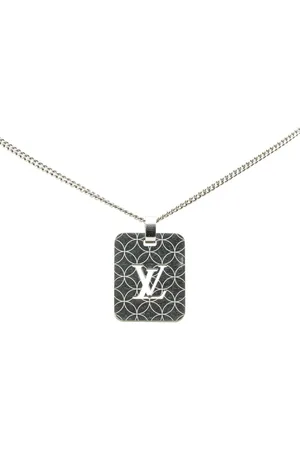 LOUIS VUITTON 1990-2024 Brass Pendentif Champs Elysees Necklace costume necklace