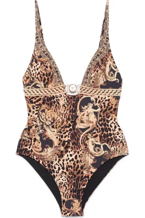 Camilla Era of Empires-print swimsuit