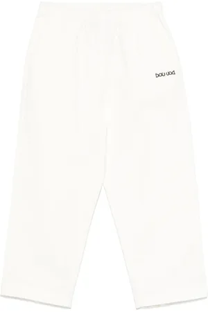 DOUUOD KIDS Logo-embroidered trousers