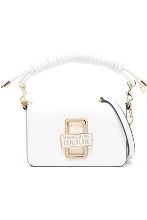 VERSACE Logo-plaque shoulder bag