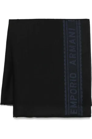 Emporio Armani Logo-jacquard scarf