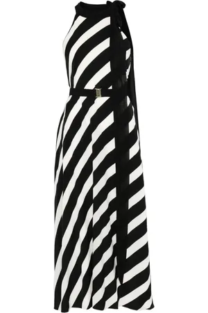 NISSA Striped midi dress