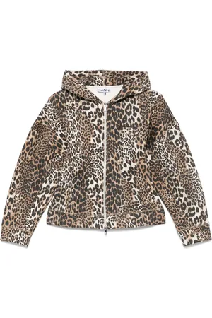 Ganni Leopard-print hoodie
