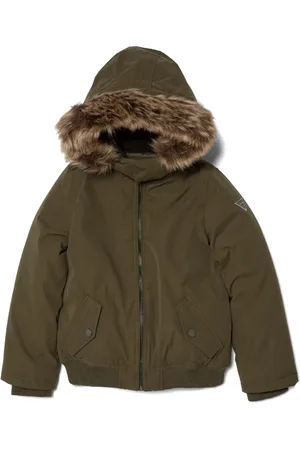Guess Logo-appliqué jacket
