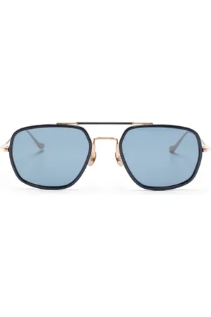 MATSUDA Tinted-lenses pilot-frame sunglasses