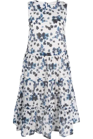 Emporio Armani Mare floral-print dress