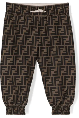 Fendi FF-print drawstring track pants