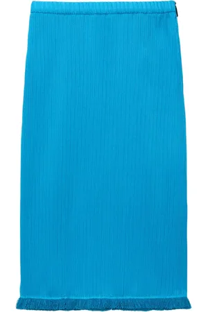 Msgm Ribbed midi skirt