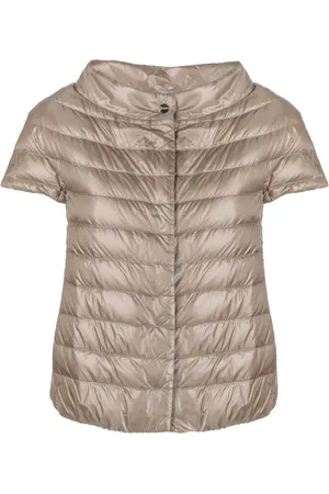 HERNO Margherita short-sleeve quilted jacket