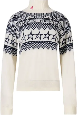 Perfect Moment Intarsia-knit sweater