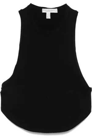Serafini Open-back crop top