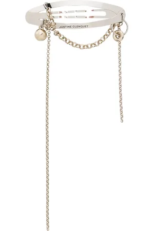 Justine Clenquet Chain-link hair clips