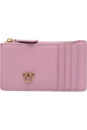 Pinko Debossed-Love Birds logo card holder