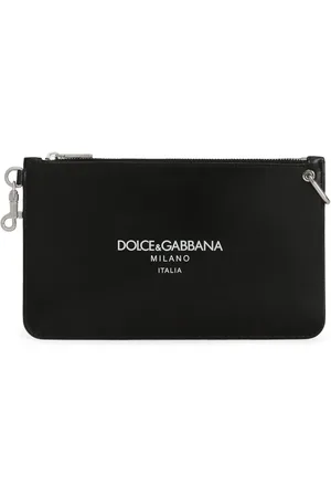 Dolce & Gabbana Logo-lettering clutch bag