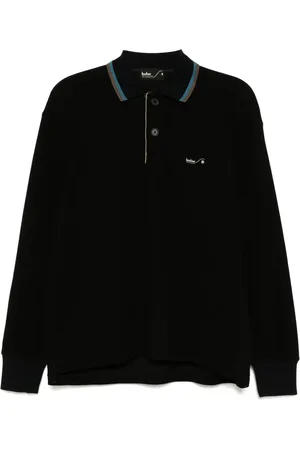Kolor Logo-embroidered polo shirt