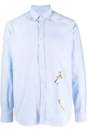 Baracuta Splatter embroidered shirt