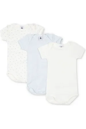 Petit Bateau Short sleeve cotton bodies