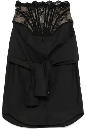 GIUSEPPE DI MORABITO Corset-detail midi skirt