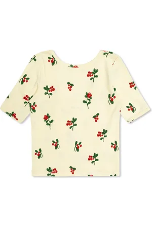 Mini Rodini Floral-print short-sleeve top