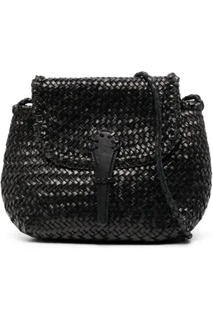 Dragon Diffusion Mini City woven crossbody bag