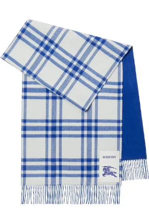Burberry EKD plaid cashmere scarf