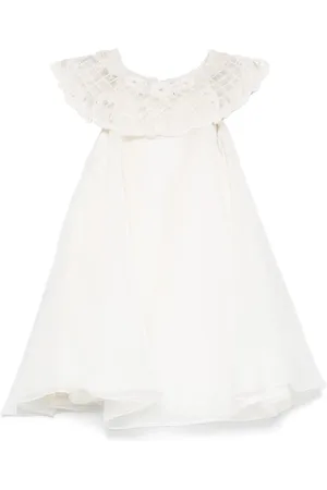 Maison Ava Contrasting-collar dress