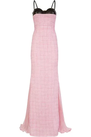 GCDS Tweed maxi dress