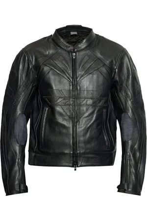 Vetements Zipped leather jacket