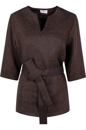 P.A.R.O.S.H. Belted blouse