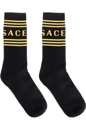 VERSACE 90s Vintage Logo socks