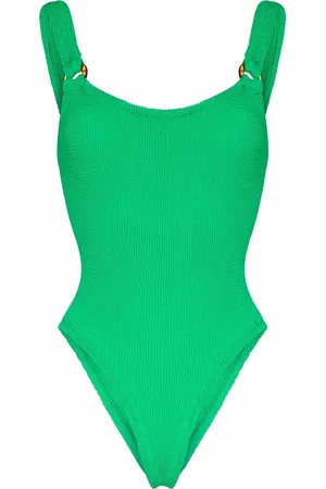 Hunza G Domino crinkle-effect swimsuit