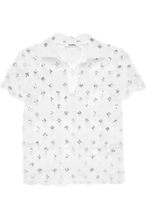 VIVETTA Sequin-embellished top