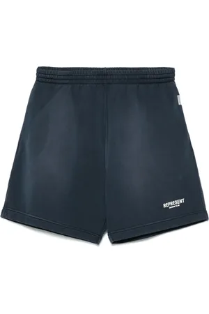 Represent Logo-print track shorts