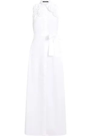 Karl Lagerfeld Floral appliqué maxi dress