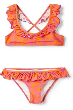 Il gufo Ruffled-trim bikini