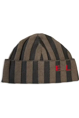 ECKHAUS LATTA Striped beanie