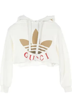 Gucci 2010s x adidas cropped hoodie