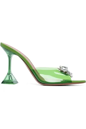 Amina Muaddi Rosie crystal-embellished 100mm sandals