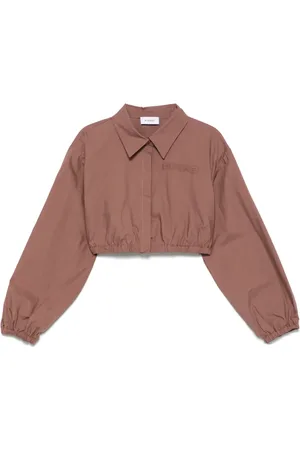 Pinko Logo-embroidered jacket