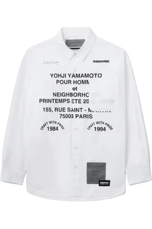 YOHJI YAMAMOTO X Neighborhood printed shirt