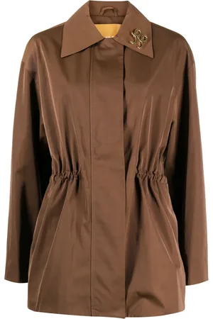 REJINA PYO Rue logo-plaque jacket