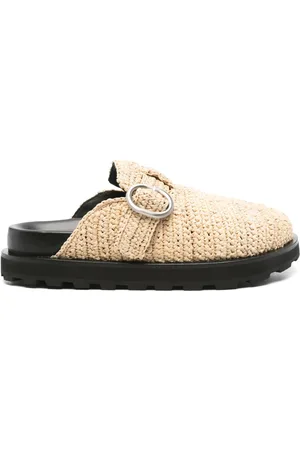 Jil Sander Raffia mules