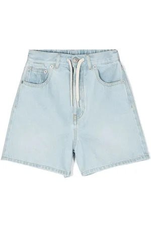 Maison Margiela Logo-patch drawstring shorts