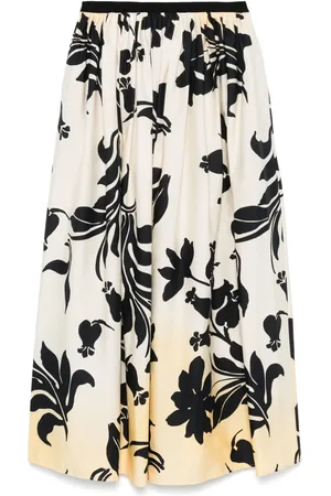 Co.go Floral-print maxi skirt